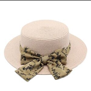Light Pink Straw Hat